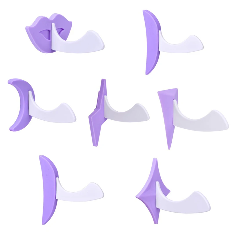 

1Set=7pcs Women Bikini Dedicated Privates Shaving Stencil Female Hair Razor Sexy Intimate Shaping Tool Accessories