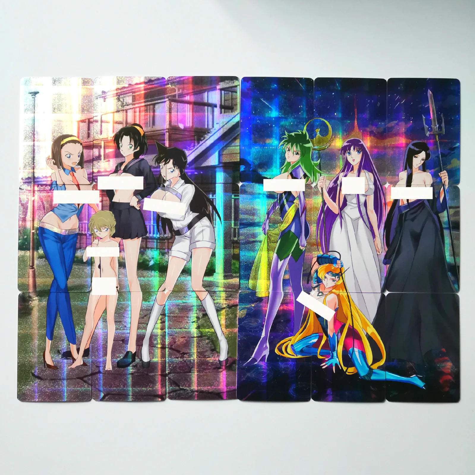 20pcs/set 9 In 1 Sexy Saint Seiya Detective Conan Case Closed Toys Hobbies Hobby Collectibles Game Collection Anime Cards