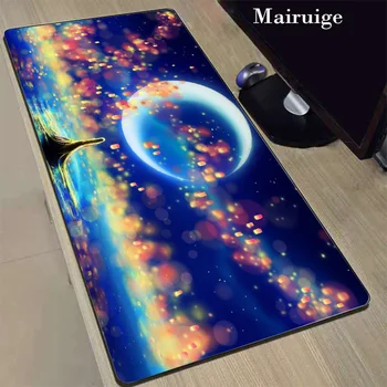 

Mairuige Moon Scenery Anime Game Large 40x90/30x80cm Mouse Pad Player Computer Mausepad Carpet Mat for Keyboard Table Rubber