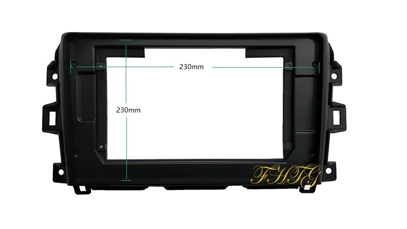 Car Radio Fascia gps navigation fascia panel is suitable for 2014-2015 Nissan Navara (Matt Black) Double Din Audio Frame | Автомобили и