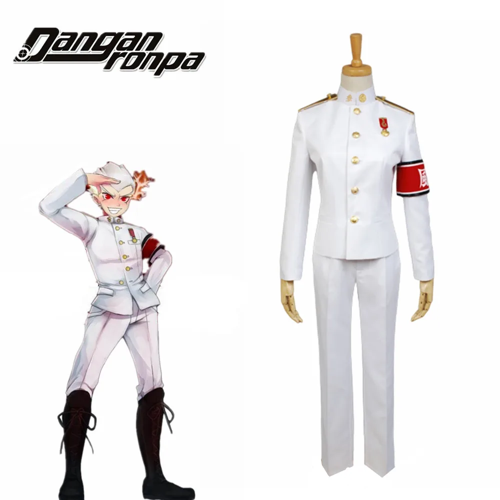 DanganRonpa Ishimaru Kiyotaka косплей костюм белая униформа полный набор для мужчин и женщин вечерние костюмы