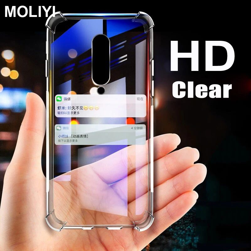 

For Oneplus 7 pro Case One Plus 7 Cover Silicone Shockproof Case for Oneplus 6t 6 one plus six seven 1+7 1+ 6 6t Clear Case Soft