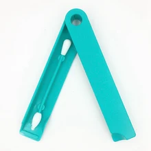 Быстро раскупаемый 1 шт./кор. многоразовые ватный тампон для чистки ушей Косметический Силиконовый бутоны тампоны палочки зубная щетка с двумя головками в резиновую крошку для спасения набор для чистки