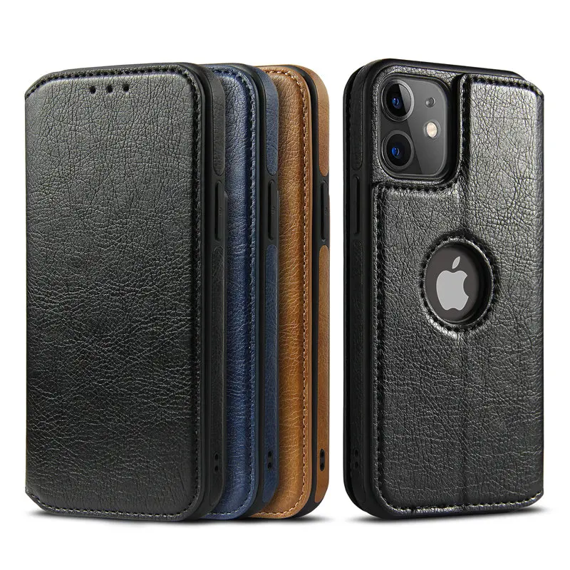 Magnetic Flip Leather Phone Case For iPhone 12 13 11 Pro Max XR XS Max X 7 8 Plus SE 2020 12 11 13 Pro 13 Shockproof Back Cover best iphone 11 Pro Max case