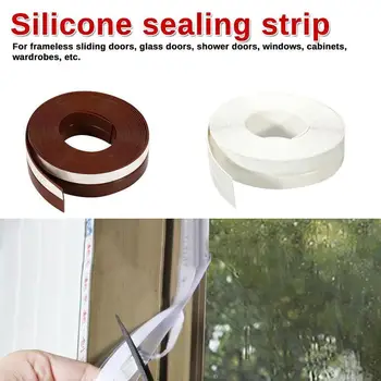

Window Seal Strip Door Noise Stopper Silicone Self-adhesive Prevent Weatherstrip Bugs Windproof Draft Stopper Strip Sealing