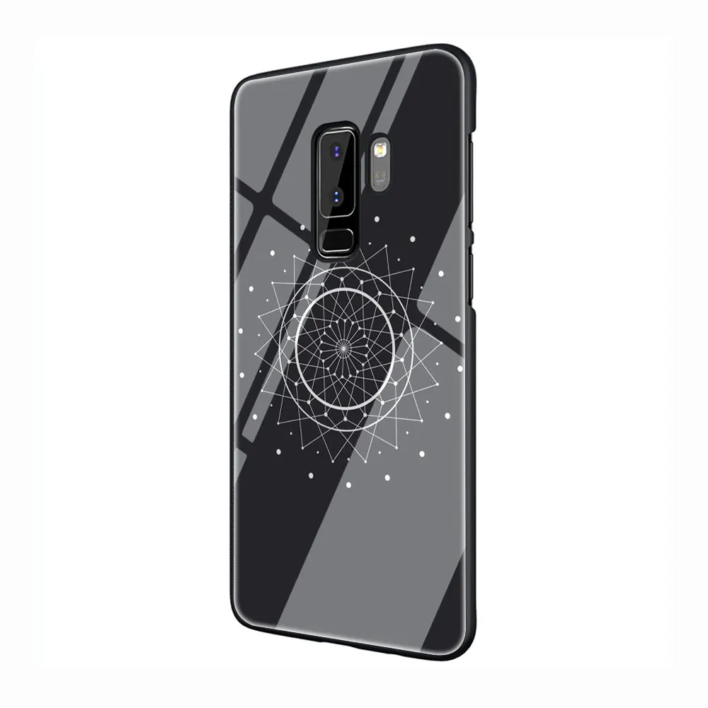 Метатрон массив закаленное Стекло Телефон чехол для Galaxy S7 edge S8 9 10 Plus, Note 8, 9, 10, A10 20 30 40 50 60 70 - Цвет: G5