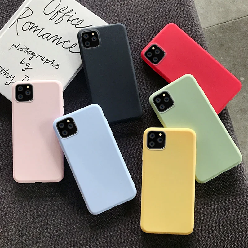 Модный чехол карамельных цветов для iPhone 11 Pro Max 6 6S 7 8 Plus X XR XS 5 5S SE мягкие
