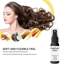 CurlyCurlie Spray 30/50ml kręcenie loków esencja kręcone rozpylanie natychmiastowe rozpylanie mgły korzenie definiowanie pompy do stylizacji włosów Volumi Z8X3