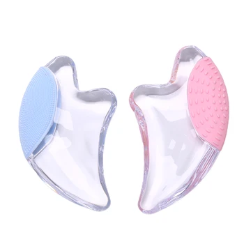 

1PC Crystal Plate Guasha Scraper Massage Tool Facial Scrape Face Care Tool Face Washing Brush Face Care Tool