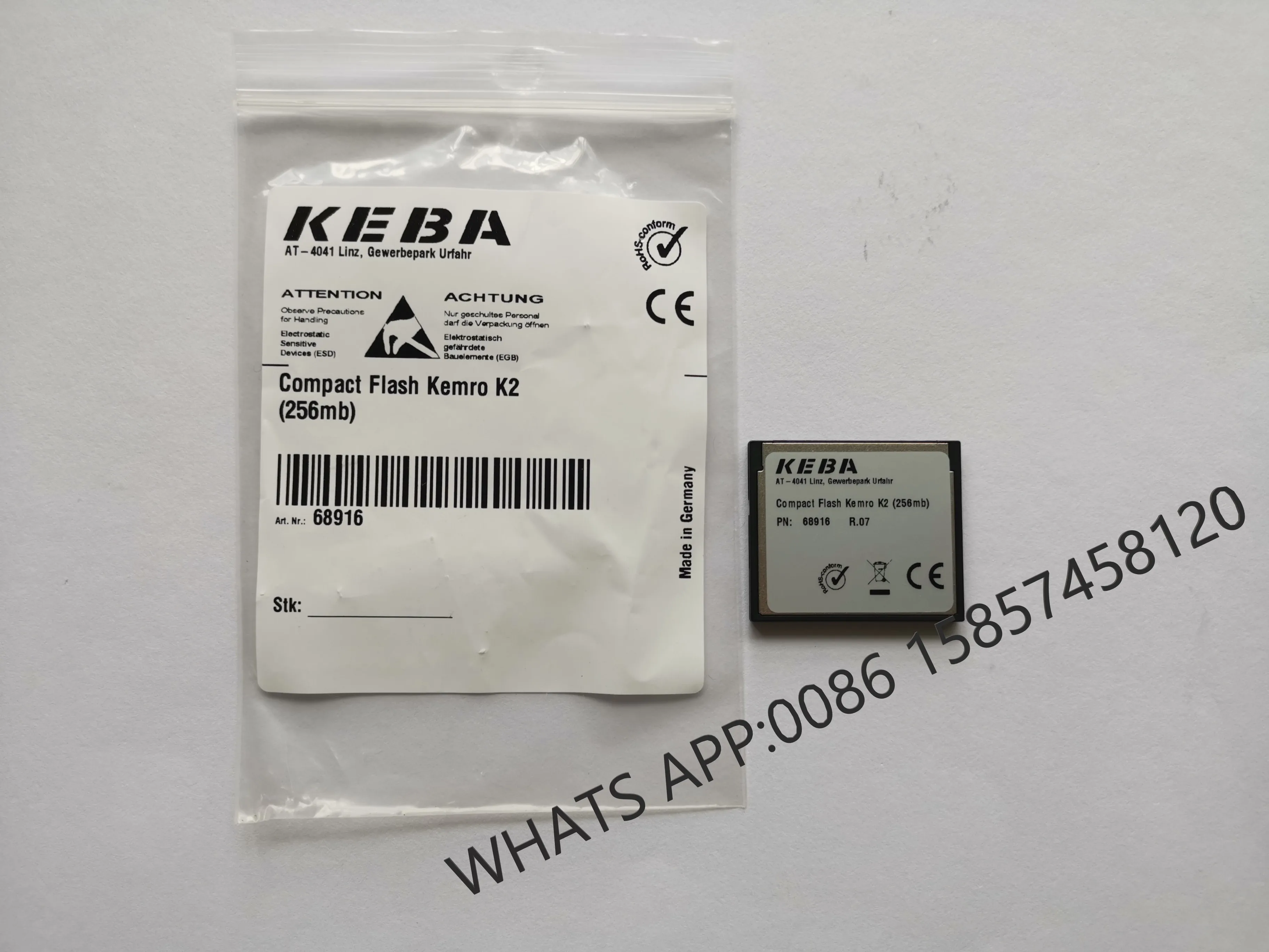 KEBA PLC swissbit Compact Flash Card 256 mb Compact Flash Kemro K2