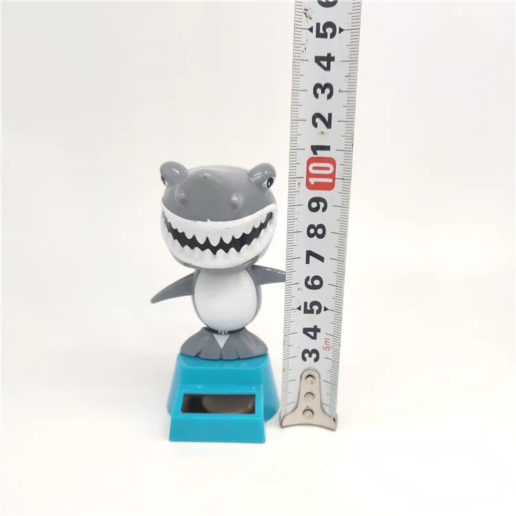 Акула, солнечное украшение, кукла с качающейся головой, мультяшная кукла, подарок, детская интерьерная отделка, креативные автомобильные принадлежности