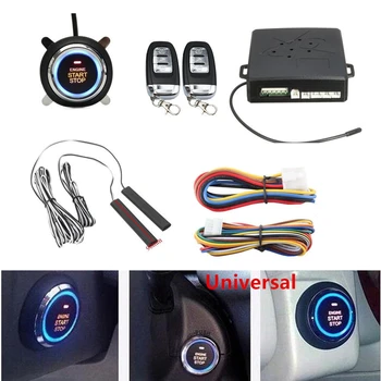 

Auto Car Alarm Car Engine Push Start Button Rfid Lock Ignition Starter Keyless Entry Start Stop Immobilizer Anti-Theft System