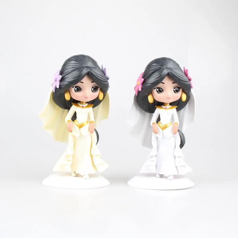 

Wolf Anime Cute with Big Eye Wedding Dress-Jasmine Princess Cake Decoration Figurine Garage Kit