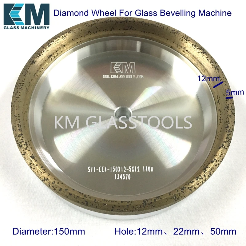 S11-CC4/High Quality!Diamond Cup Wheel(continuous)150xd-5x12mm for Glass Bevelling Machine.products.