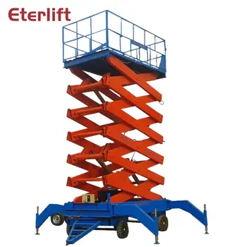 

Movable hydraulic mobile scissor lift multiple scissors mobile hydraulic lift