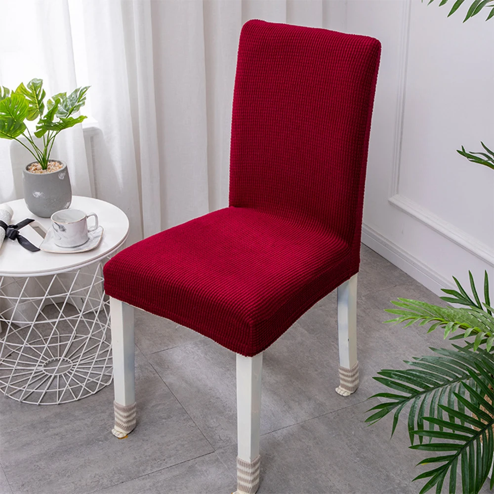 Effen Kleur Stoel чехол из спандекса Hoezen Voor Eetkamer Эластичный чехол для гостиницы Keuken Bruiloft