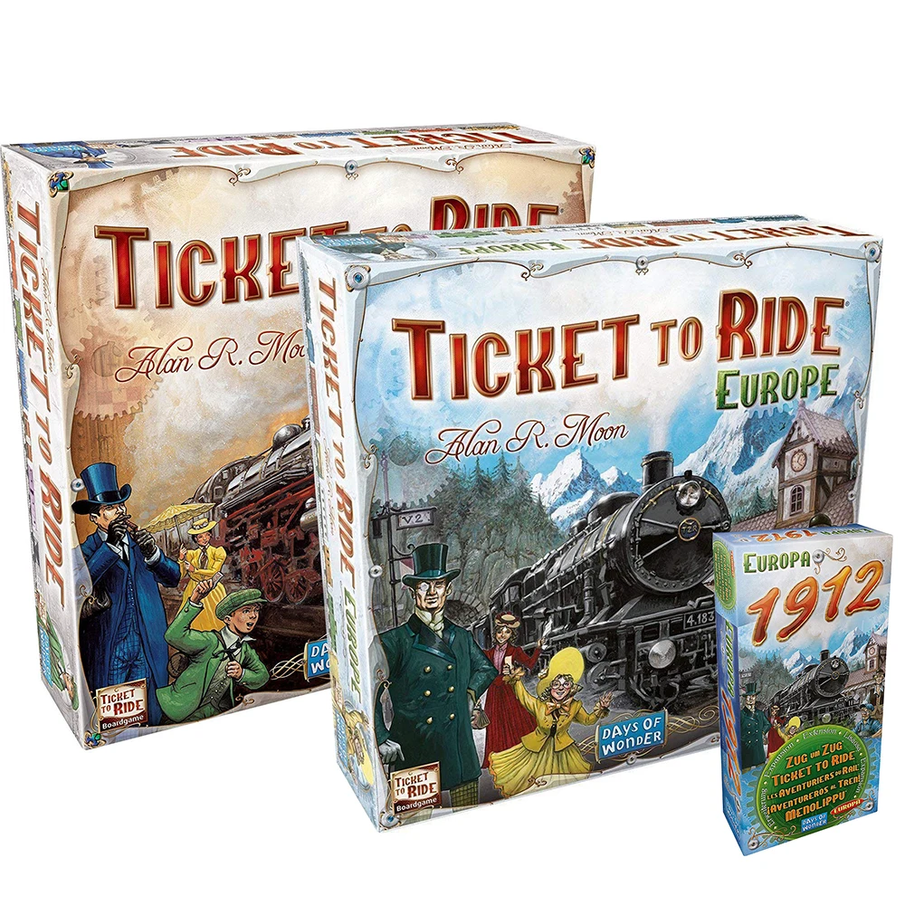 Билет для езды и настольная игра расширения 1912 Европы TTR | Игрушки хобби