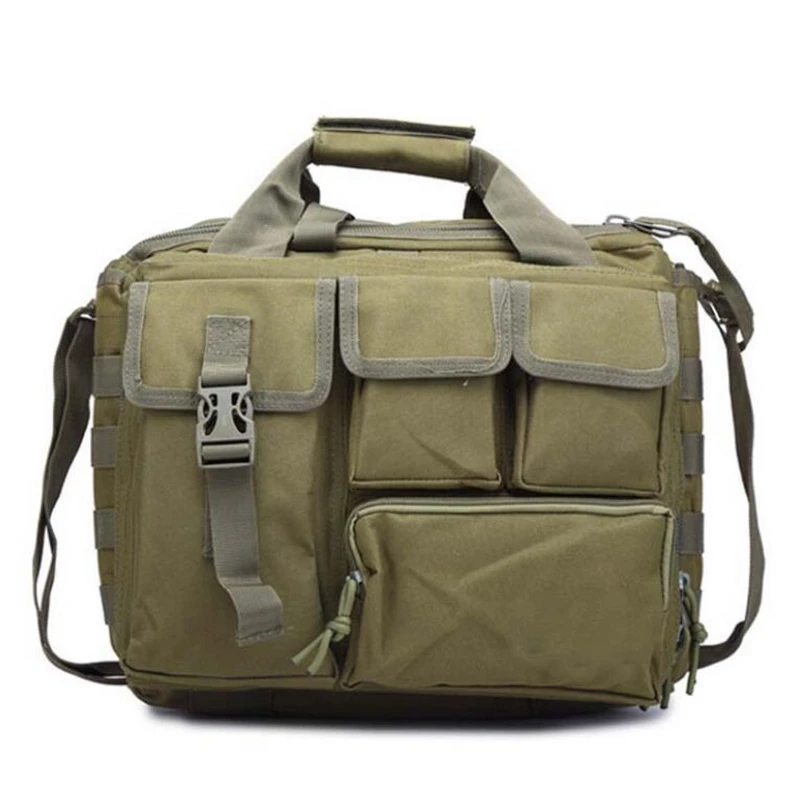 Outdoor Taktische Nylon Schulter Laptop Messenger Bag Aktentasche Handtasche 