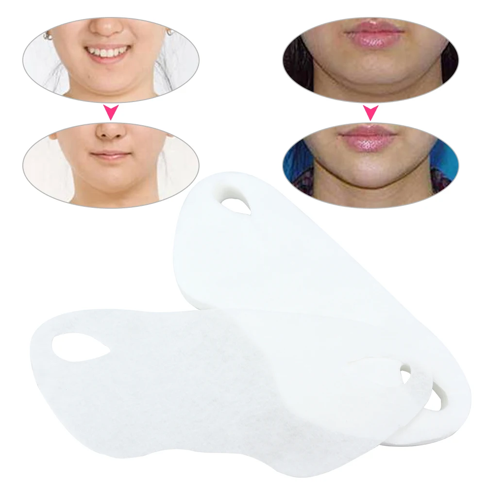 20Pcs Face Chin Line Lifting Band Double Chin Removal Patch Lifting Firming Face Thinning Mask Tape for Elasticity Skin Lift