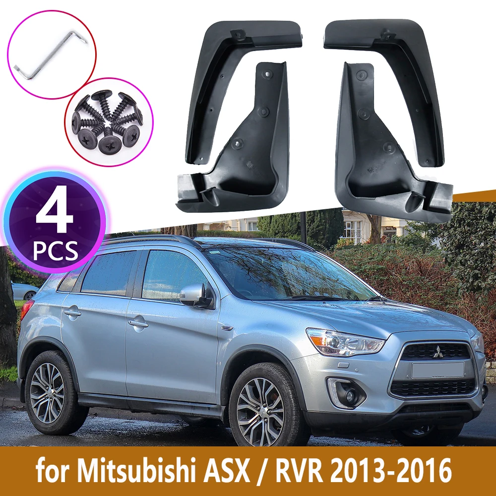 Auto Hinten Kotflügel Für Mitsubishi ASX RVR 2013 2014 2015 2016 Outlander  Sport Verkleidung Splash Schlamm Klappen Schmutzfänger Auto Zubehör -  AliExpress