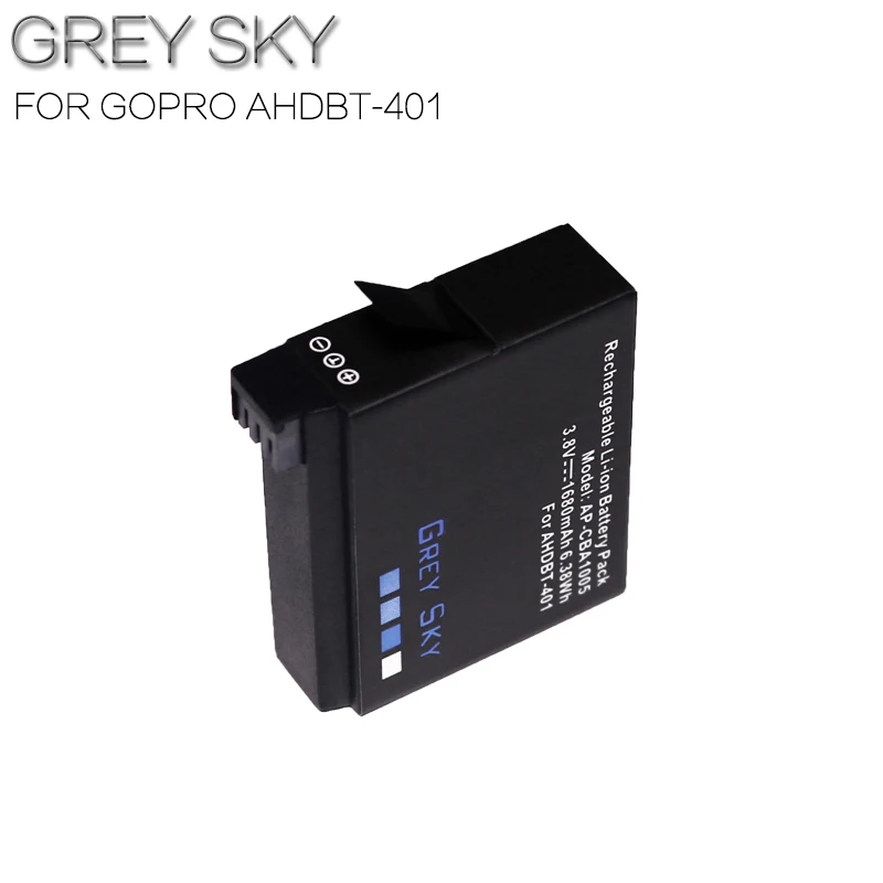Для GoPro Hero 4 Hero4 батарея+ светодиодный зарядное устройство для go pro AHDBT-401 HERO4 черный серебристый аксессуары для экшн-камеры