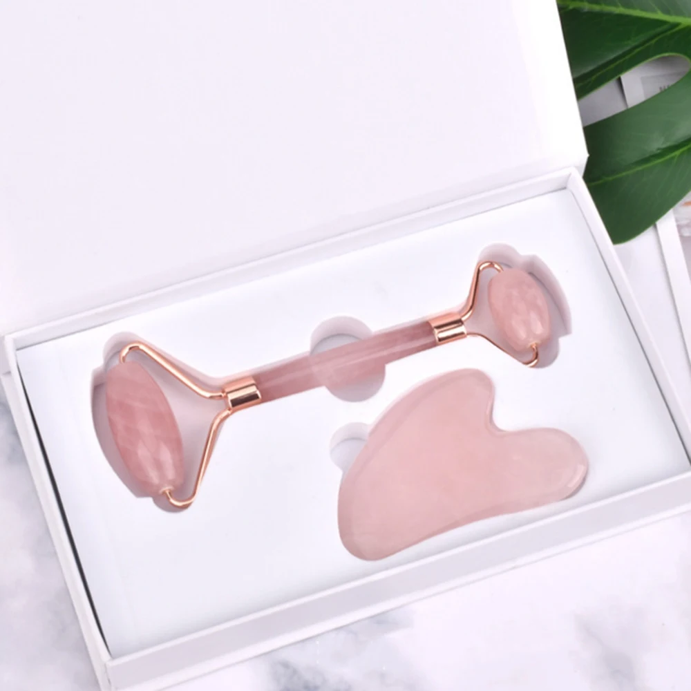 Купить Роллер Для Лица Розовый Кварц