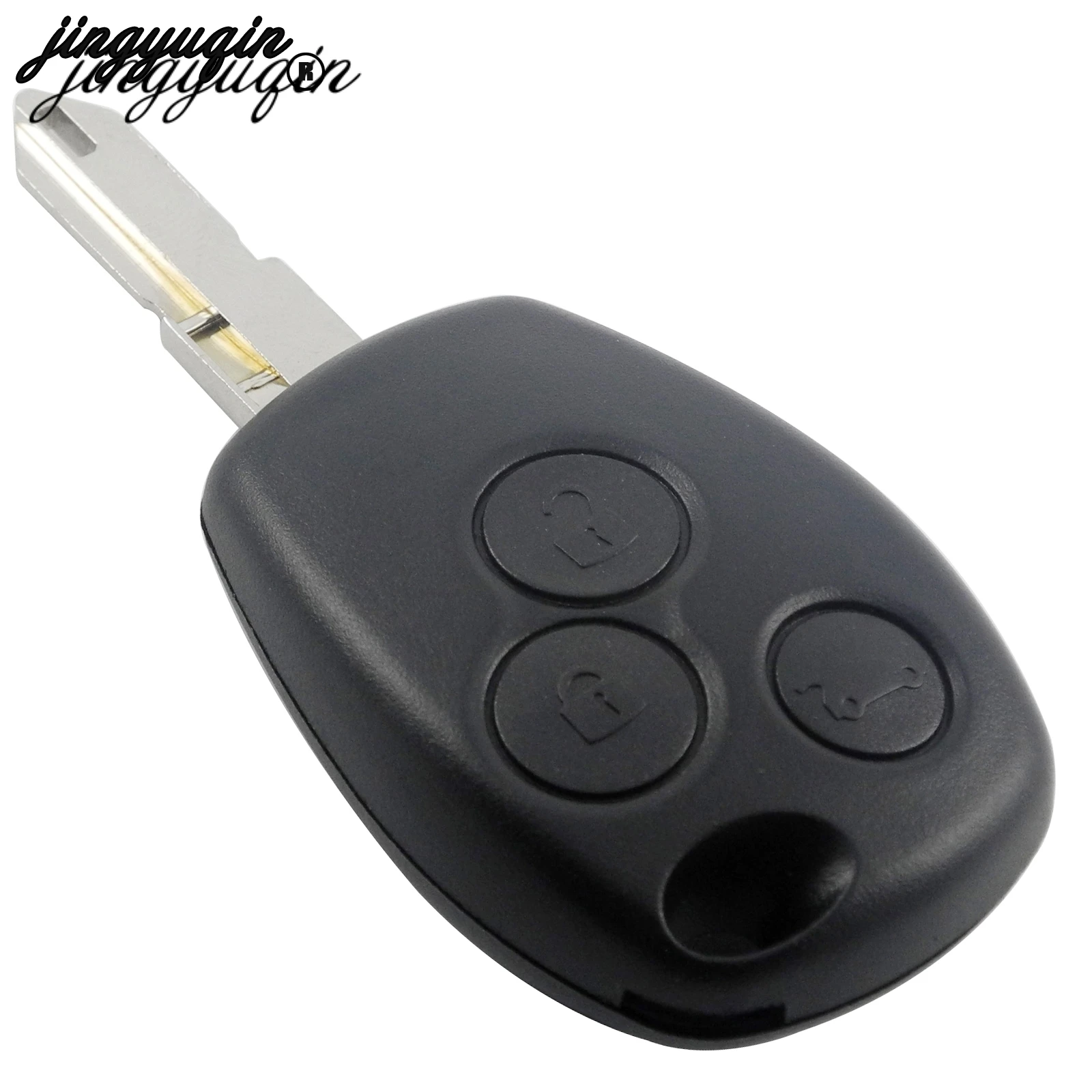 Чехол jingyuqin для Renault Megane Modus Espace Laguna Duster Logan DACIA Sandero Fluence Clio Kangoo с 3 кнопками и