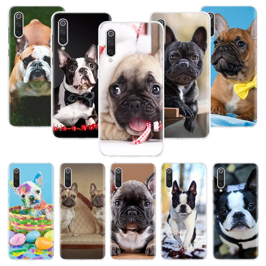 French Bulldog Puppy Phone Case For Xiaomi Redmi Note 10 11 9 8 10S 11S 11T 11E Pro 9T 9S 8T 7 6 5 5A 4 5G Max Cover Coque | Мобильные