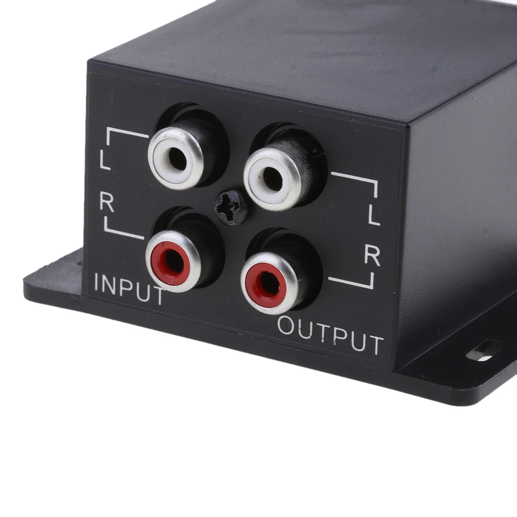 Car Home Audio Amplifier Subwoofer Bass RCA Level Remote Volume Control