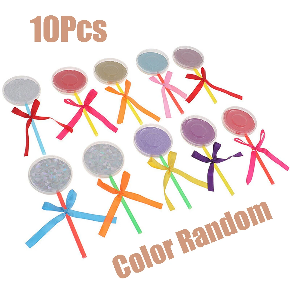 10 Random Bow False Eyelashes Packaging Box Creative Eyelash Round Lollipop | Красота и здоровье