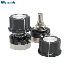 RV24YN20S 1K 2K 5K 10K 20K 50K 100K 200K 500K 1M ohm B102 B202 одноповоротная углеродная пленка вращающийся конический потенциометр с ручкой A03
