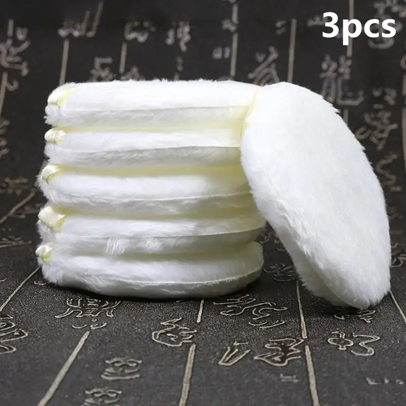 3 шт. пудры пушистые плюшевые удобные для растушевки лица и тела Косметика