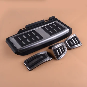 

beler NEW 4PCS Foot Rest Fuel Brake Clutch Pedal MT Fit for Seat Leon Ateca Ibiza 2016 2017 2018 2019