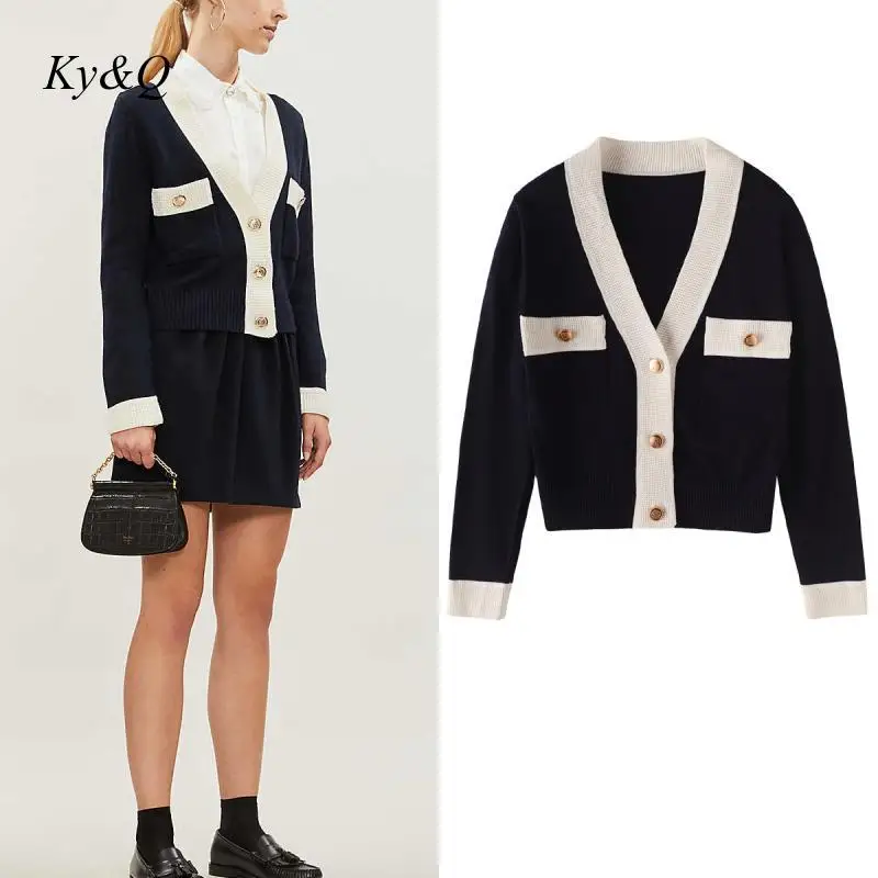 2019 зимний бренд дизайнер ленивый ветер вязаный кардиган пальто женский короткий