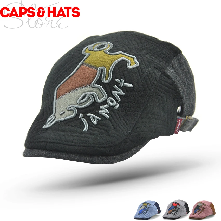 Шерсть теплые Детские береты чистый цвет Peaky Blinder Hat детские зимние шапки для мальчиков и девочек Boina Peaky Blinder детская французская шляпа