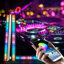 

Rhythm beating Light LED Strip Light USB Colorful Lamp Sound Control Pickup Rhythm Light RGB Music Light Bar For Car Party