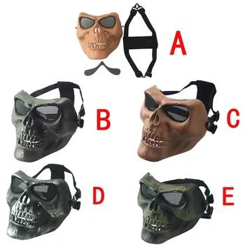 

Dustproof Skull Face Cover Windproof Cosplay Skiing Cycling Mouth Sdjustable Safety Cover Breathable Protection Mascarillas