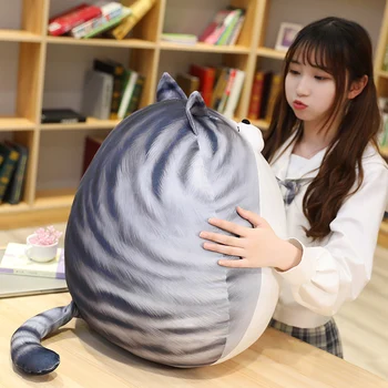 

30/50cm Super Soft Plush Cat Toys Stuffed Fat Cat Dolls Kids Gift or Back Cushion Home Decoration Birthday Gift