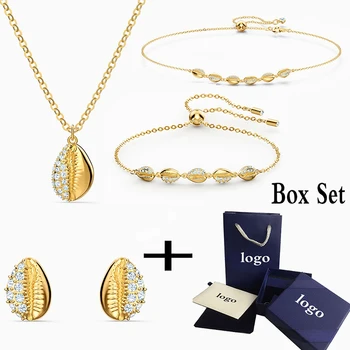 

SWA 2020 Fashion New High Quality Exquisite Ocean SHELL COWRIE Bracelet Romantic Happiness Wife Anniversary Birthday Best Gift