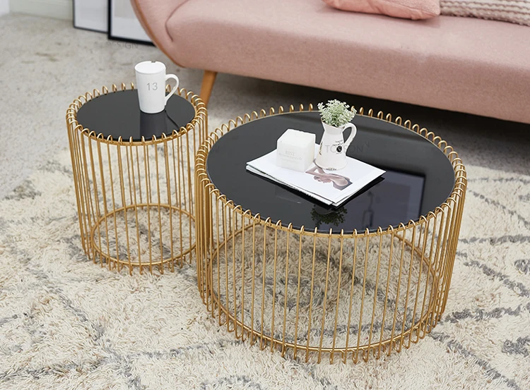 Home Tables for Bedside/Hallway/Living Room Modern Lightweight Metal