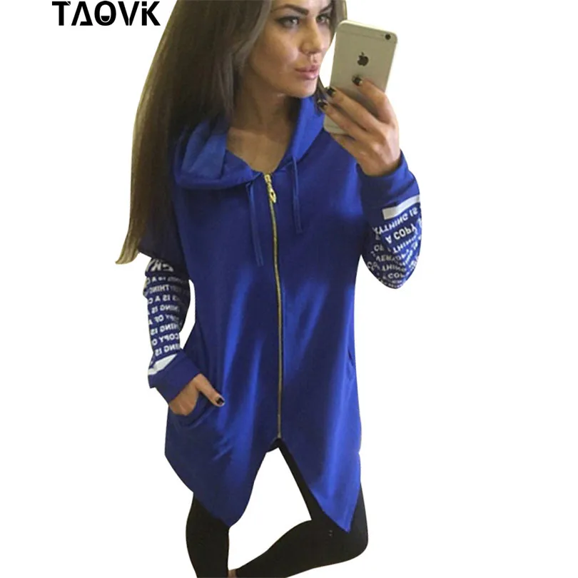 Женское длинное асимметричное пальто TAOVK осеннее черного синего и серого цветов