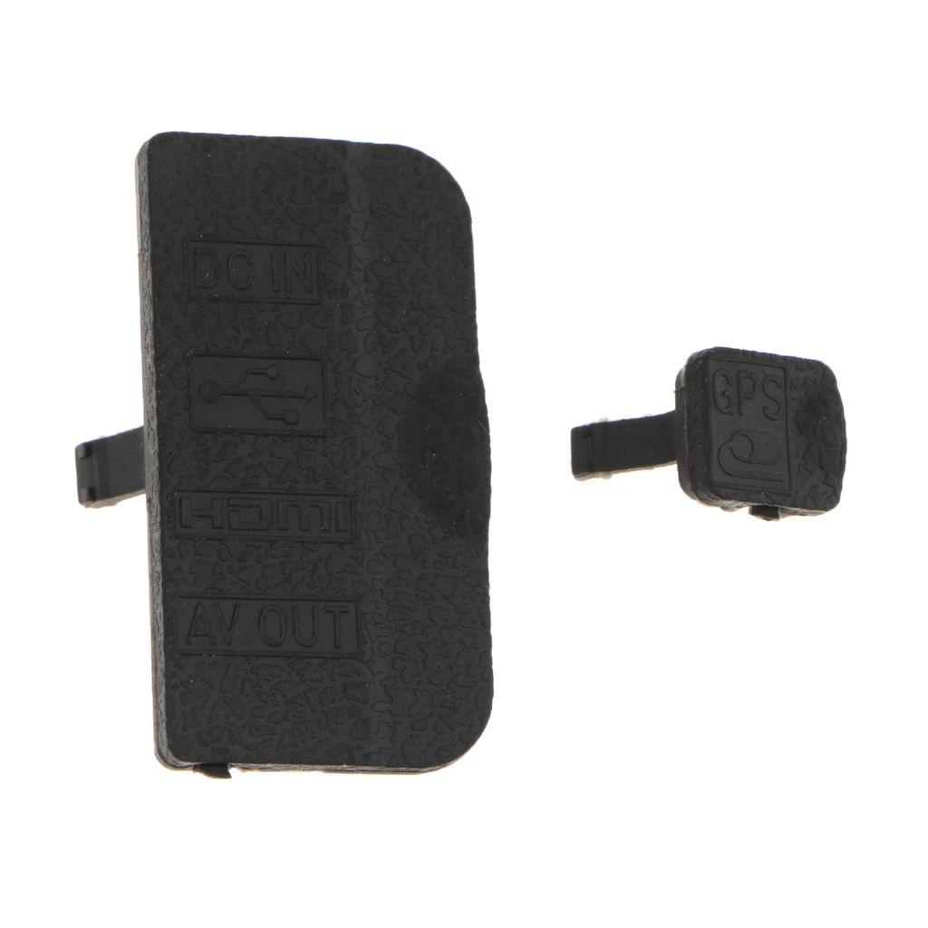 USB GPS Rubber Cover For Nikon D90 HDMI DC IN AV OUT Interface Cap Skin Lid Holder