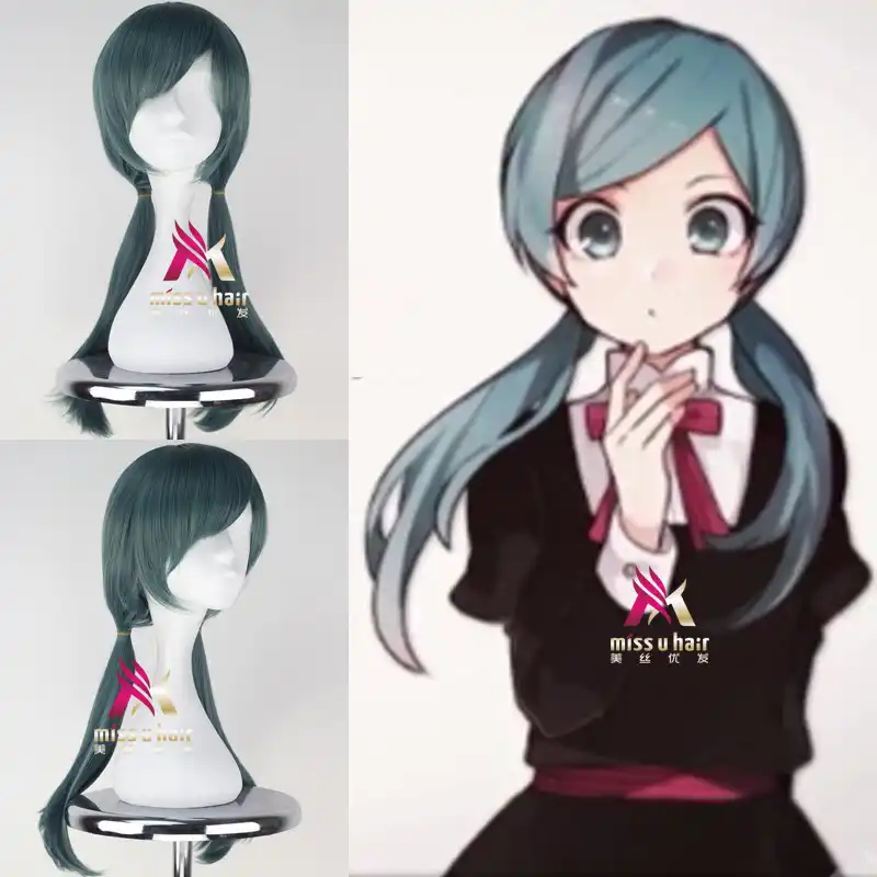 Ren Ai Saiban Miku Wig Hot Anime Game Music Long Curly Cosplay Gradient Hair Costume Wigs Wavy Halloween Cosplay Daily Party Aliexpress