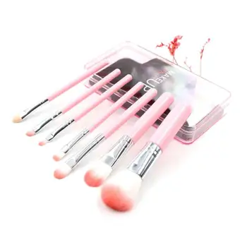 

7pcs Soft Set Of Makeup Brushes Kits Professional Foundation Powder Cosmetic Blush Eyeshadow Women Glitter Make Up Brush Hot New