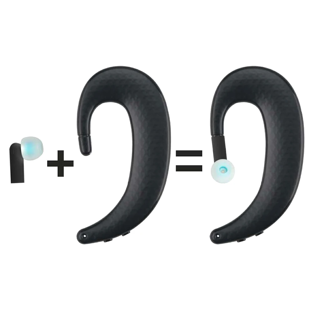 Bluetooth Bone Conduction Earphones Wireless Stereo Earphone Headset Mic LHB99