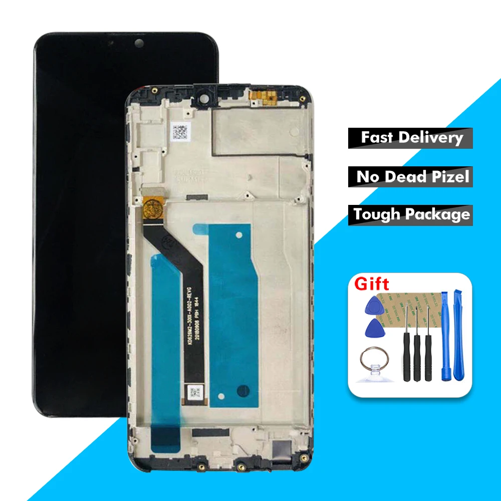 6,26 ''для Asus Zenfone Max Pro M2 ZB630KL/ZB631KL Полный ЖК-дисплей+ кодирующий преобразователь сенсорного экрана в сборе+ рамка