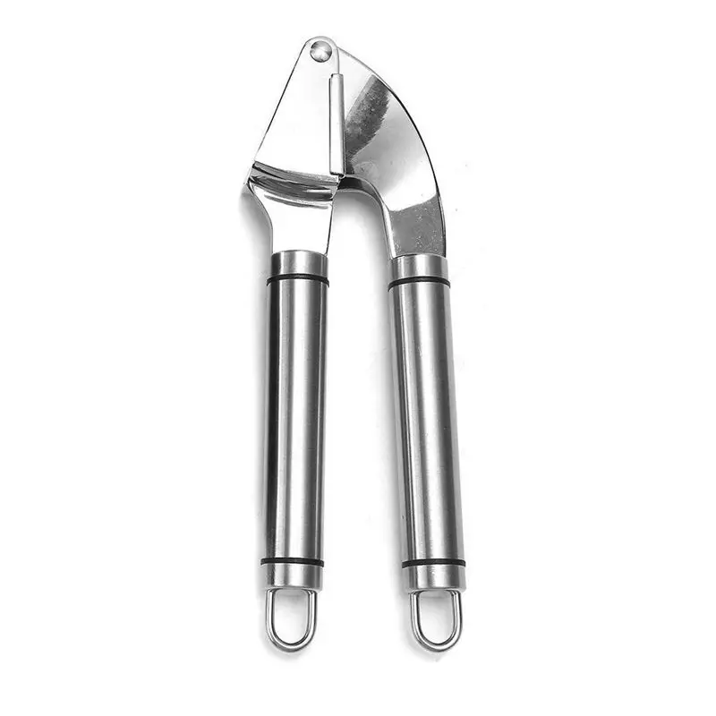 Stainless Steel Garlic Press and Peeler Set, with Silicone Tube Roller& Brush kitchen accessories