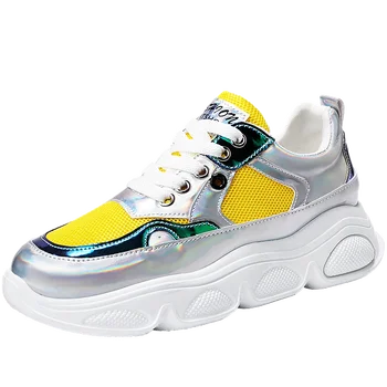 

Hot sale new tide shoes women running shoes outdoor breathable comfortable mesh breathable sneakers 2019 massage solesC18-p