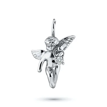

Pendant in white gold with a diamond