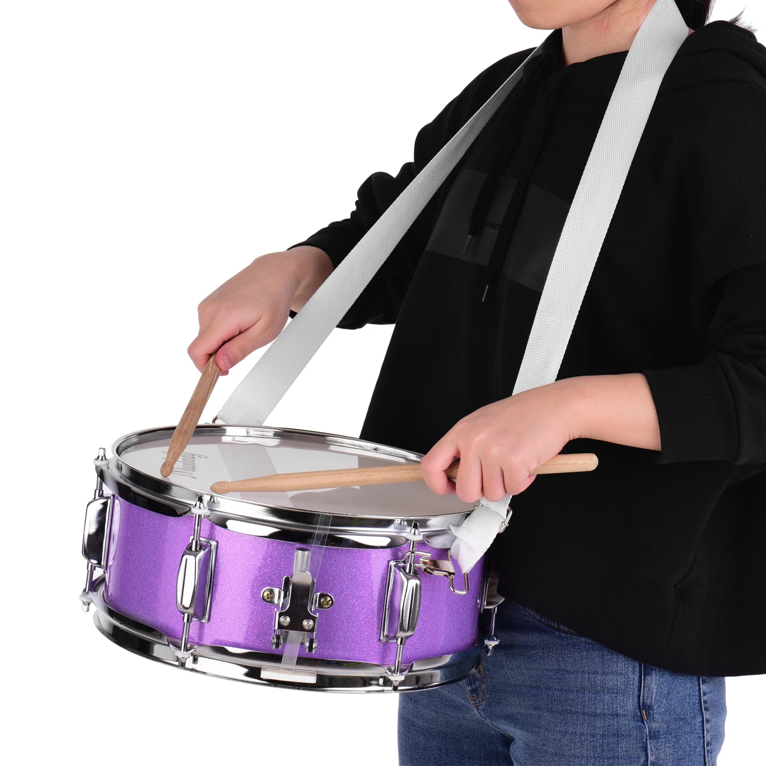 Ударный инструмент Muslady для детей 12 дюймов красочный джаз Snare ударный с